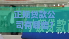 正规贷款公司有哪些？这10家机构安全靠谱值得选
