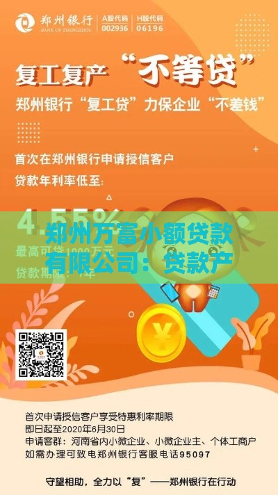 郑州万富小额贷款有限公司：贷款产品详解与申请指南