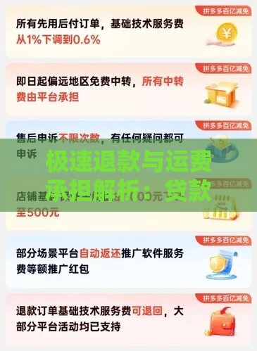 极速退款与运费承担解析：贷款用户必知的消费保障