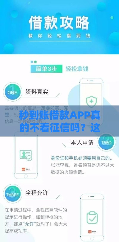 秒到账借款APP真的不看征信吗？这5个真相你必须了解