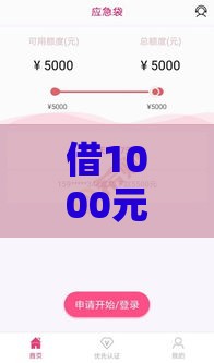 借1000元7天还的应急借款平台推荐及避坑指南