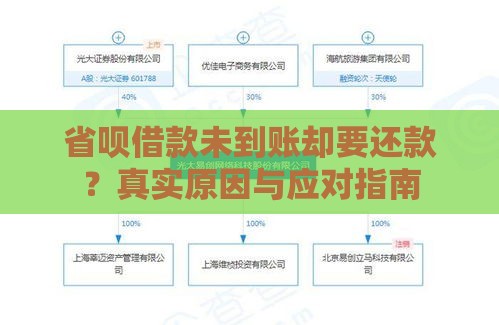 省呗借款未到账却要还款？真实原因与应对指南