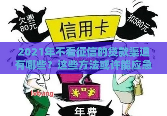 2021年不看征信的贷款渠道有哪些？这些方法或许能应急！