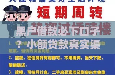 黑户借款必下口子？小额贷款真实渠道全解析