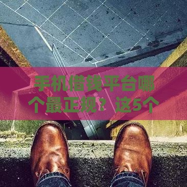 手机借钱平台哪个最正规？这5个靠谱渠道安全有保障