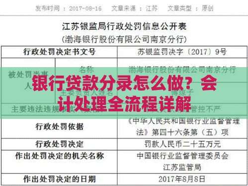 银行贷款分录怎么做？会计处理全流程详解