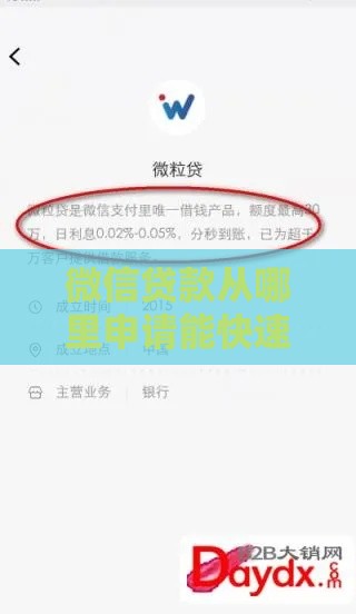 微信贷款从哪里申请能快速到账？详细攻略解析