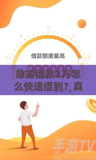 急需借款2万怎么快速借到？真实经验分享