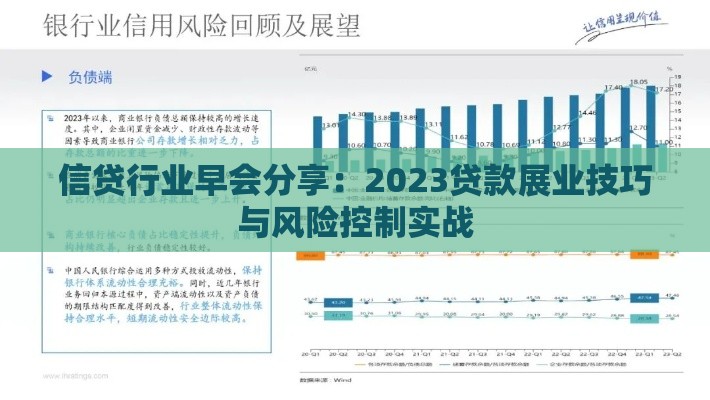 信贷行业早会分享：2023贷款展业技巧与风险控制实战