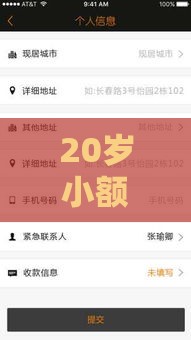 20岁小额借钱平台推荐：审核快通过率高攻略