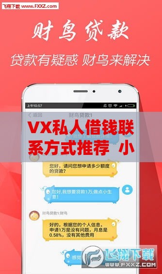 VX私人借钱联系方式推荐  小额贷款快速到账攻略