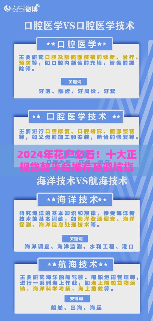 2024年花户必看！十大正规贷款平台推荐及避坑指南