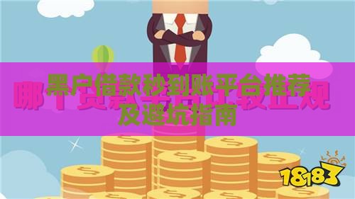 黑户借款秒到账平台推荐及避坑指南