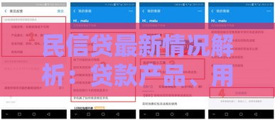 民信贷最新情况解析：贷款产品、用户反馈与未来展望