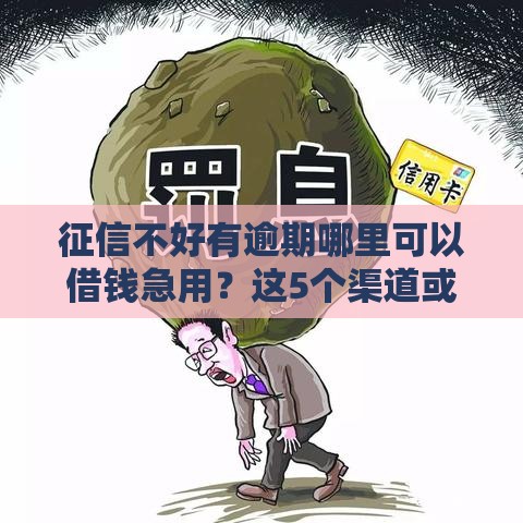 征信不好有逾期哪里可以借钱急用？这5个渠道或许能帮你