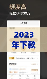 2023年下款最快的贷款平台推荐：5分钟到账的靠谱选择