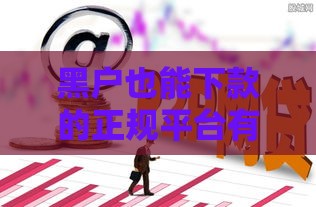 黑户也能下款的正规平台有哪些？这5个渠道真实可用