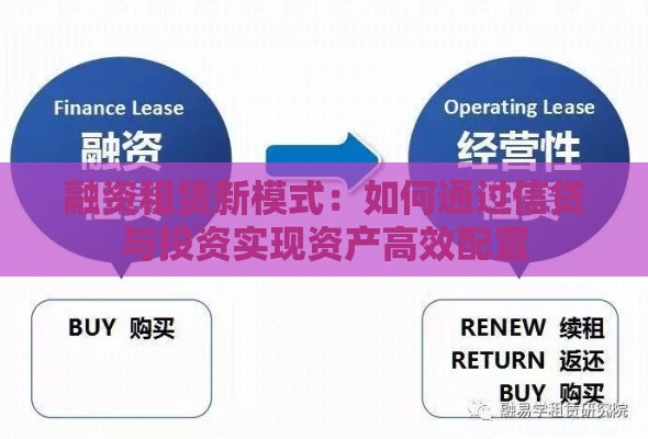 融资租赁新模式：如何通过信贷与投资实现资产高效配置