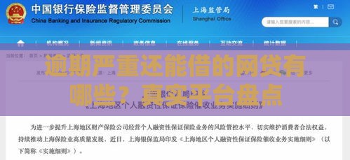 逾期严重还能借的网贷有哪些？真实平台盘点