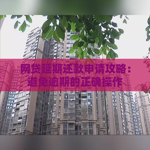 网贷延期还款申请攻略：避免逾期的正确操作