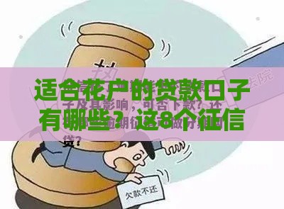 适合花户的贷款口子有哪些？这8个征信要求低的平台可尝试
