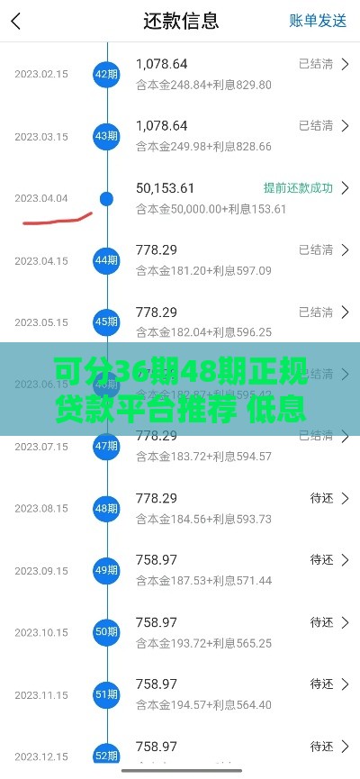 可分36期48期正规贷款平台推荐 低息灵活还款方案解析