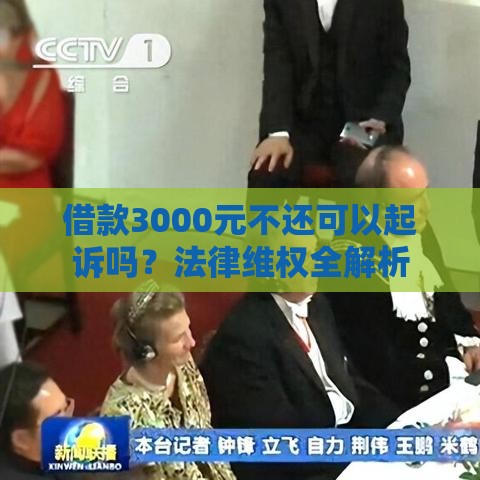 借款3000元不还可以起诉吗？法律维权全解析