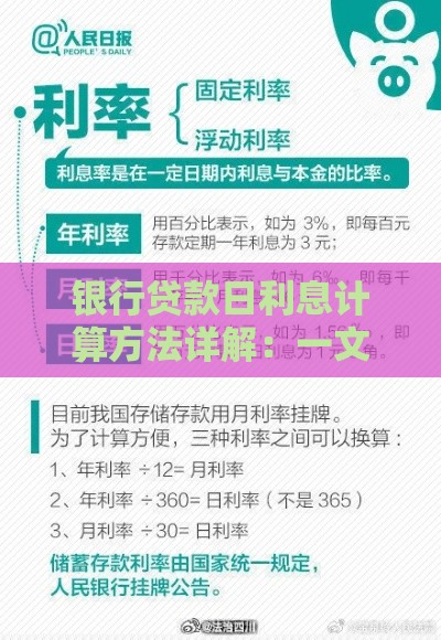 银行贷款日利息计算方法详解：一文看懂利息怎么算
