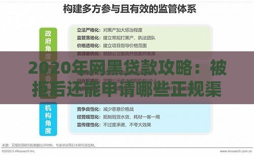 2020年网黑贷款攻略：被拒后还能申请哪些正规渠道？