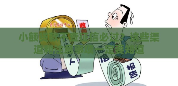 小额贷款不查征信必过？这些渠道和注意事项一定要知道