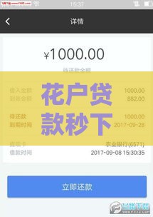 花户贷款秒下款平台推荐及申请技巧解析