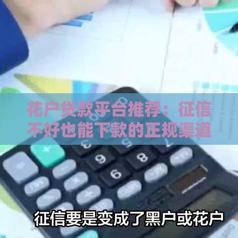 花户贷款平台推荐：征信不好也能下款的正规渠道