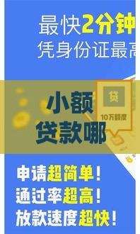 小额贷款哪个平台放款快？急用钱必看的正规渠道推荐