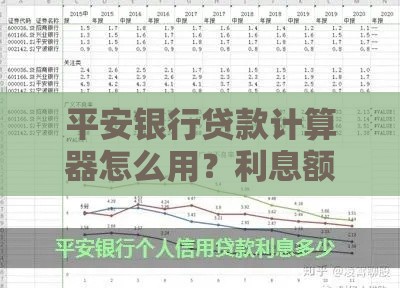 平安银行贷款计算器怎么用？利息额度一键算清