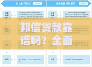 邦信贷款靠谱吗？全面解析申请条件、流程及注意事项