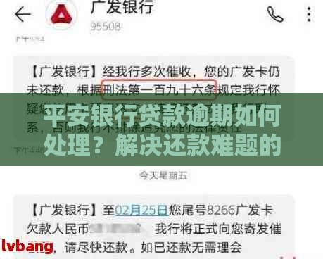 平安银行贷款逾期如何处理？解决还款难题的实用指南