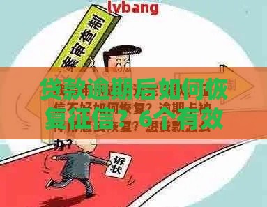 贷款逾期后如何恢复征信？6个有效方法帮你补救