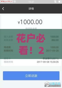 花户必看！2024年容易下款的借款平台推荐