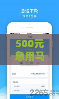 500元急用马上到账私人放款：3分钟放款无抵押免审核
