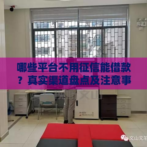 哪些平台不用征信能借款？真实渠道盘点及注意事项