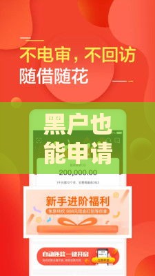 黑户也能申请的小额贷款推荐：急用钱必看攻略