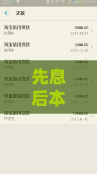 先息后本贷款是什么？优缺点及适用场景解析