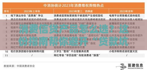 消费信贷产品怎么选？这份指南帮你避开“贷款坑”