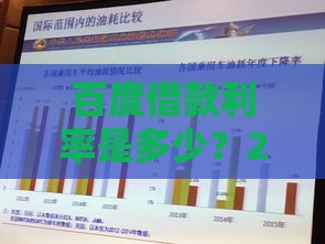 百度借款利率是多少？2023最新政策及计算方式解析