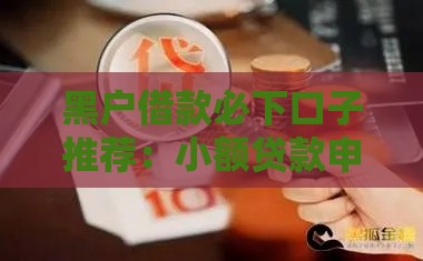 黑户借款必下口子推荐：小额贷款申请指南