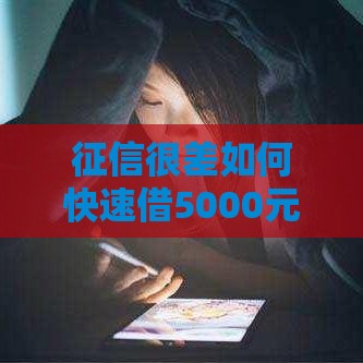 征信很差如何快速借5000元？真实渠道与避坑指南