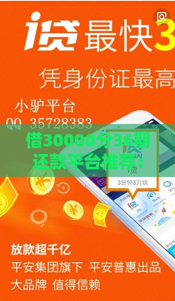 借30000分36期还款平台推荐：正规低息、灵活分期贷款攻略