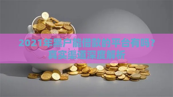 2021年黑户能借款的平台有吗？真实渠道深度解析