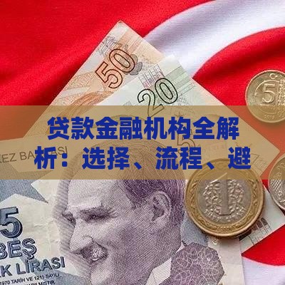 贷款金融机构全解析：选择、流程、避坑指南