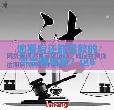 逾期后还能借款的平台有哪些？这6个渠道可尝试